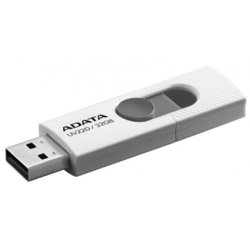 Флеш-пам`ять 32GB A-Data AUV 220 USB2.0 white/grey