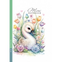 Блокнот А6 48арк. кліт. інтегр. обкл.,мат. лам. №БК023/1/23156/Мандарин/(10)