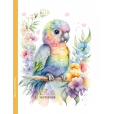 Блокнот В6 48арк. кліт. інтегр. обкл.,мат. лам. №БК025/5/23176/Мандарин/(10)