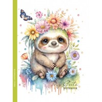 Блокнот В6 48арк. кліт. інтегр. обкл.,мат. лам. №БК025/7/23178/Мандарин/(10)