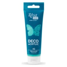 Акрил для декору "Rosa Talent" 75мл №322242/1398 бірюзовий матовий
