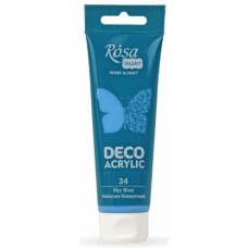 Акрил для декору "Rosa Talent" 75мл №322234/2554 небесно-блакитний,матовий