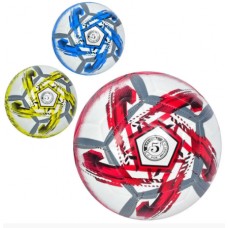 М'яч футбольний 400-420гр, розмір 5,ПУ, в кульку, 3 кольор. №MS3633(12)