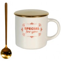 Чашка керам. 360мл Luminarc.Westihill for you з кришкою,ложкою,в подар. уп. MCO21-152 Чашка керам. 360мл Luminarc.Westihill for you з кришкою,ложкою,в подар. уп. MCO21-152