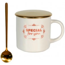 Чашка керам. 360мл Luminarc.Westihill for you з кришкою,ложкою,в подар. уп. MCO21-152