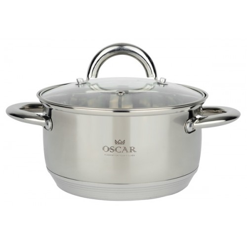 Каструля нерж. Oscar Chef 22см 4,6л з кришкою OSR-2000-22(4)