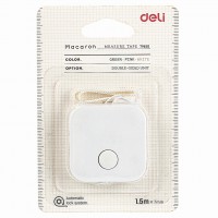 Лінійка пласт. 1,5м/7мм Deli 79650 рулетка-сантиметр(24)