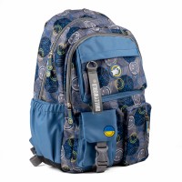 Ранець каркасний YesTS-43 Smiley World 2від. 5 карм. 559540(12)