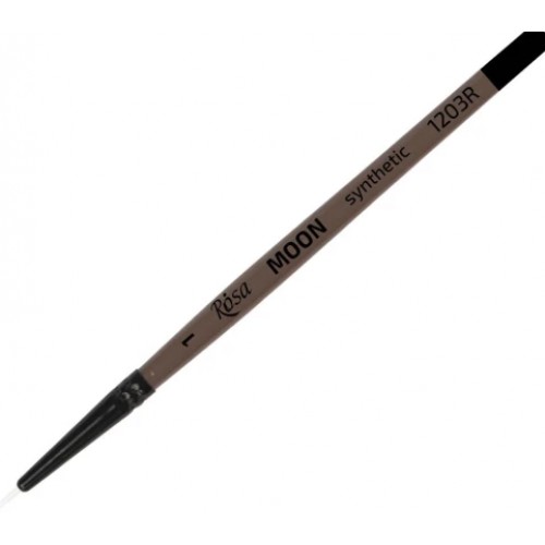 Пензлик худож. Rosa Moon синтетика,кругла, коротка ручка 1 1203R01