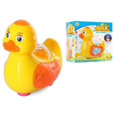 Качечка 20,5см,муз.,світло,їздить,в кор-ці 18,5х19х14см 800-4(30)