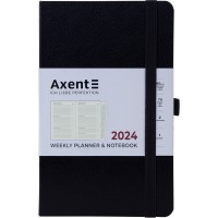 Щотижн. B6 Axent дат. 2026 Partner Strong чорний 8505-24-01(12)
