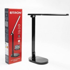 Лампа наст. LED ETRON Desk Lamp 10W Black 1-EDL-424