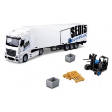 Ігровий набір Bburago фура Mercedes-benz Actroos (1:43) 18-31471/КіддіСвіт/