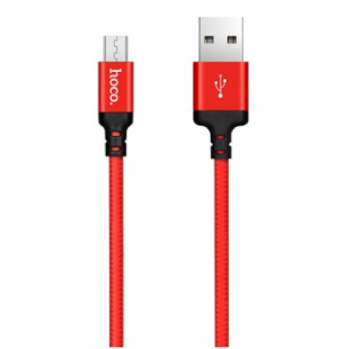 Кабель USB > microUSB HOCO X14 2м red(33)