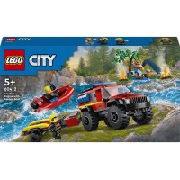 Конструктор LEGO City Пожежний позашляховик з рятувальним човном 60412(3)