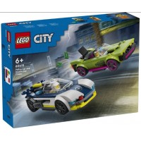 Конструктор LEGO City Переслідування маслкара на поліцейському автомобілі 60415(6)