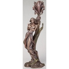 Підсвічник "Дівчина з метеликом" 36см №10280A4