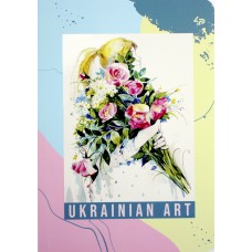 Блокнот A5 40арк. кліт. Flower girls rose 905744/Profiplan/