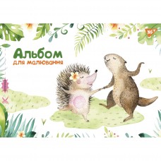 Альбом для малюв. на скобі 12/100 А4 з перфор. (для дівчаток) №130553/Yes/(12)(192)