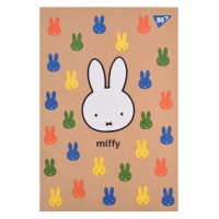 Блокнот B5 80арк. кліт. білила,крафт Miffy №151991/Yes/(3)(42)