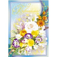 Листівка А3 Вітаємо! 2635/Фоліо/(50)