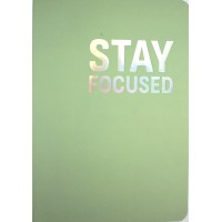 Блокнот A5 80арк. кліт. карт. "Motivation" Stay Focused №8700-15-A/Axent/