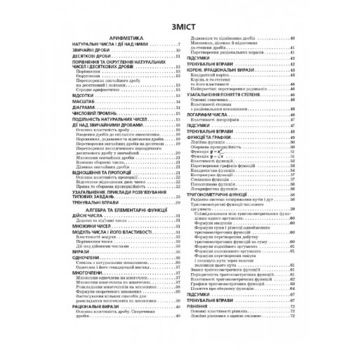 Тести НМТ A4: Математика.Інтерактивний довідник. НМТ 2025 Г178108У/Ранок/(10)