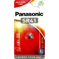 Батарейка Panasonic Silver Oxide №SR-41/1bl(10)(12)