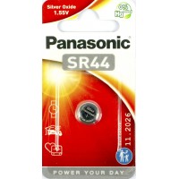 Батарейка Panasonic Silver Oxide SR-44/1bl(10)(12)