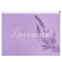 Папка Axent 1497-36-A Lavender-1 A4+ zip-lock,на блиск.(12)