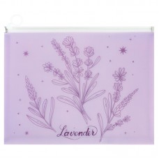 Папка Axent 1497-37-A Lavender-2 A4+ zip-lock,на блиск.(12)