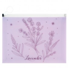 Папка "Axent" №1498-37-A Lavender-2 A5+ zip-lock,на блиск.(12)