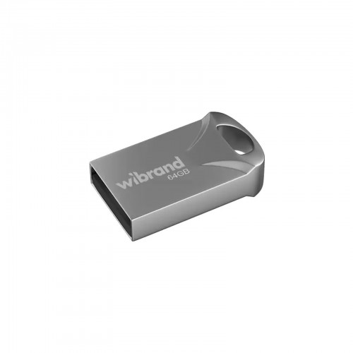 Флеш-пам`ять 64GB Wibrand Hawk USB2.0 silver