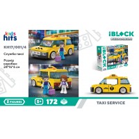 Конструктор IBlock Junior Таксі 172дет.,в кор.-ці,24х16х6см KH17/001/4(18)(36) КІ