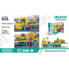 Конструктор "IBlock Junior" Евакуатор 226дет.,в кор.-ці,24х16х6см №KH17/005/4(18)(36) КІ