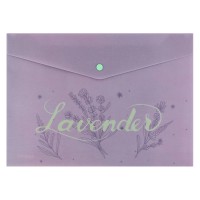 Папка-конверт Axent 1495-36-A	 A4 Lavender-1 на кнопці