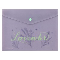 Папка-конверт Axent 1496-36-А A5+ Lavender-1 на кнопці(12)