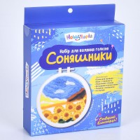 Набір для валяння голкою "Соняшники" голки для валяння,блок з пінопласту №M 5863 UA