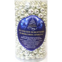 Намисто декор. 12ммх4,5м в тубі,срібло 8362(72)