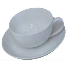 Набір чайний скло 12предм. (6чаш 250мл+6бл) "Luminarc. White" №B060684