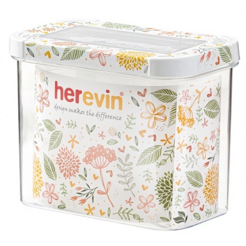 Контейнер для харч. прод. пласт. Herevin Storage Canister-Botanic 1200мл 161212-157