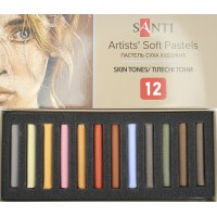 Пастель суха Santi 353697 Skin Tones 12кольор.