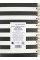 Блокнот пруж. бок. A5 тв. обкл. "Чорні смужки з квітами" №9-09-0509/Артпринт/