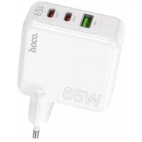 Зарядний пристрій HOCO C115A 2USB 65W Type-C+Type-C white