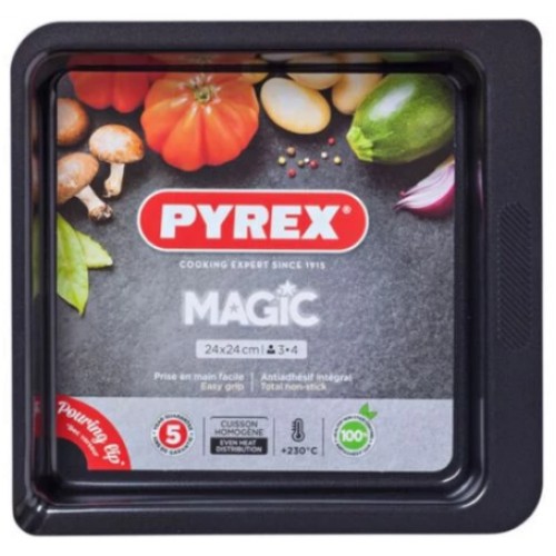 Форма для випічки Pyrex Magic 24х24см метал. квадрат. MG24SR6/7646