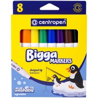 Фломастери Centropen Bigga 8кольор. 7650/08
