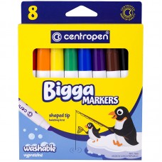 Фломастери Centropen Bigga 8кольор. 7650/08