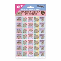 Наліпки-оцінки Yes Pusheen 2,квадратні 955403