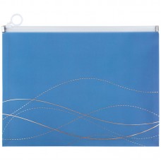 Папка Axent 1497-41-A Waves-2 A4 zip-lock,на блиск.