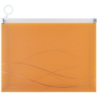 Папка Axent 1498-40-A Waves-1 A5+ zip-lock,на блиск.